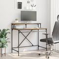 vidaXL Biurko Stare drewno 100 x 50 x 90 cm Materiał drewnopochodny