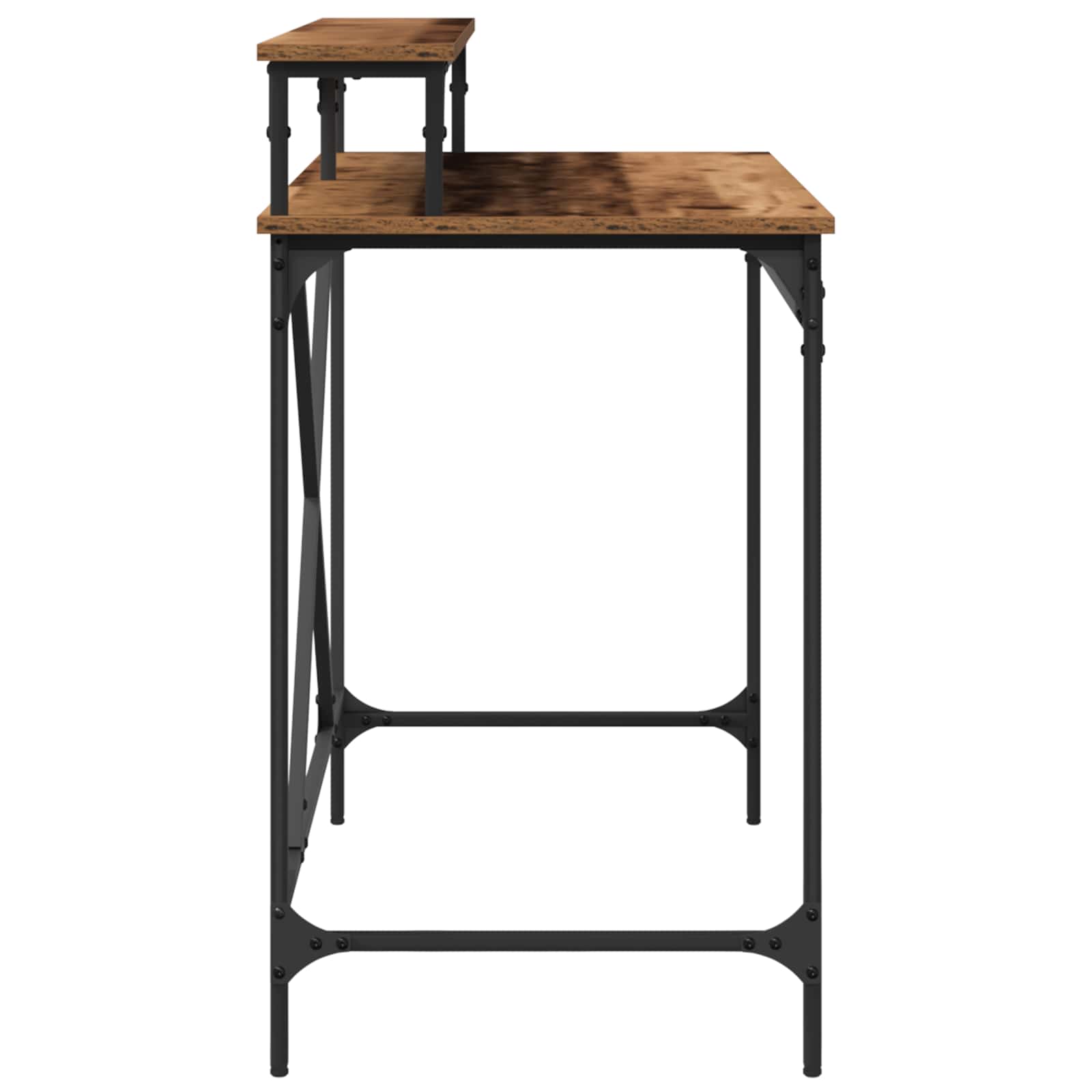 vidaXL Biurko Stare drewno 100 x 50 x 90 cm Materiał drewnopochodny