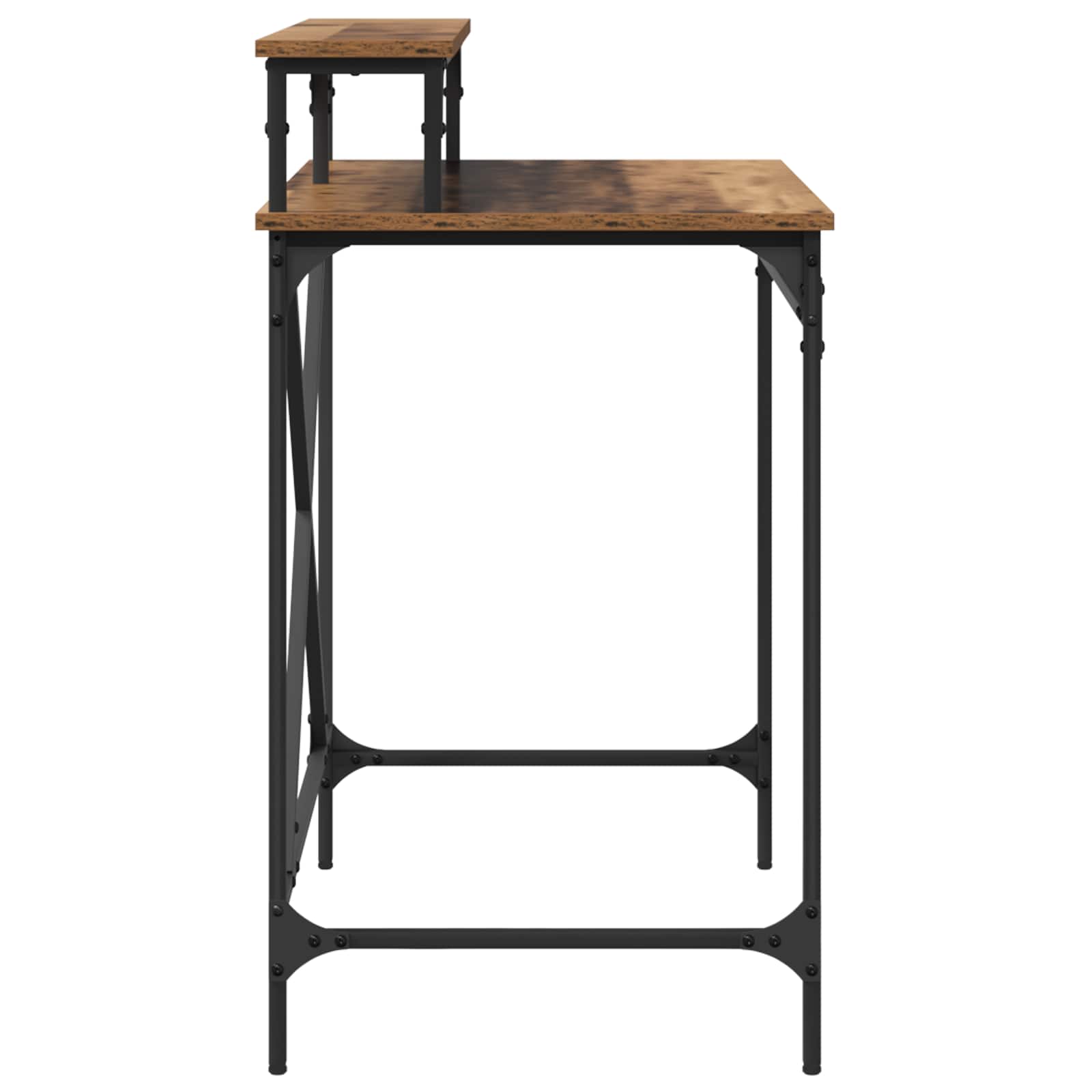 vidaXL Biurko Stare drewno 80 x 50 x 90 cm Materiał drewnopochodny