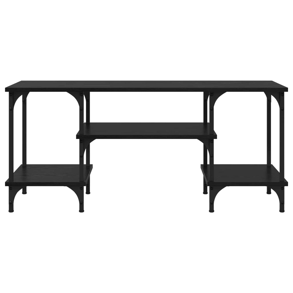 vidaXL Szafka pod telewizor Czarny Dąb 102 x 35 x 45,5 cm