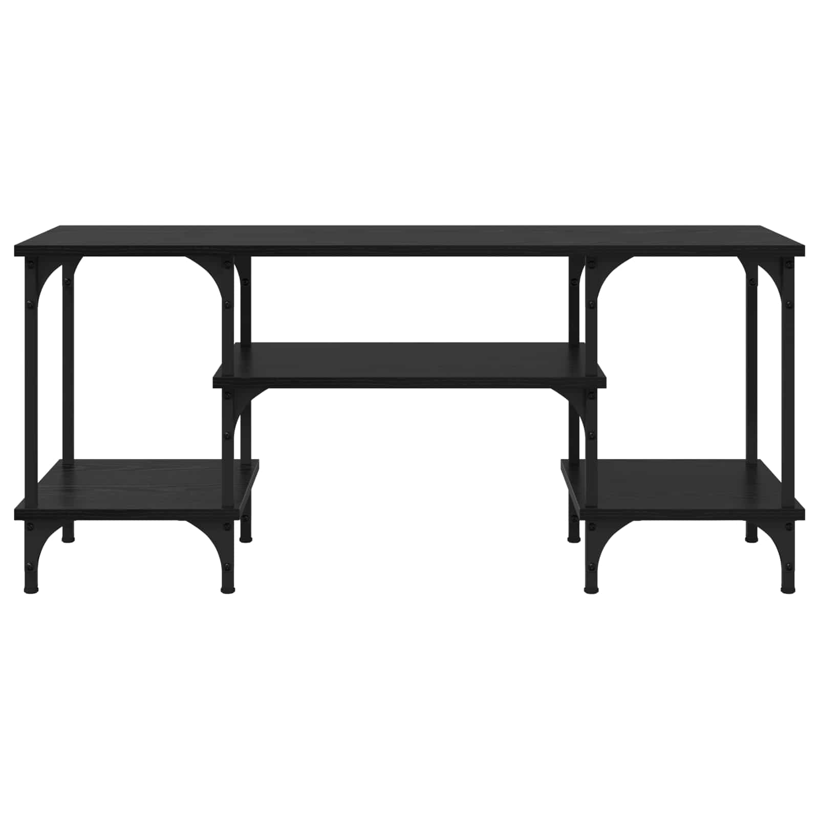vidaXL Szafka pod telewizor Czarny Dąb 102 x 35 x 45,5 cm