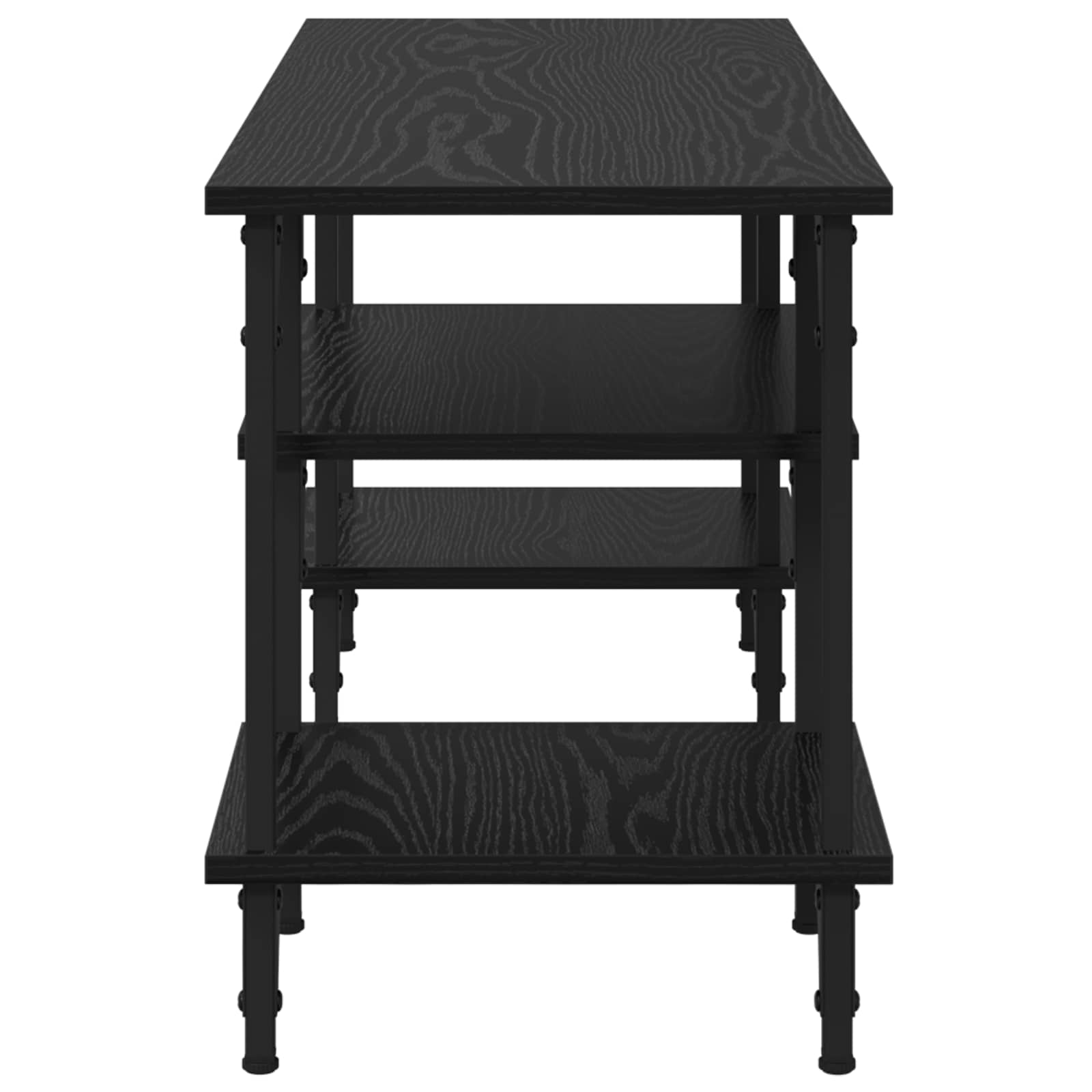 vidaXL Szafka pod telewizor Czarny Dąb 102 x 35 x 45,5 cm