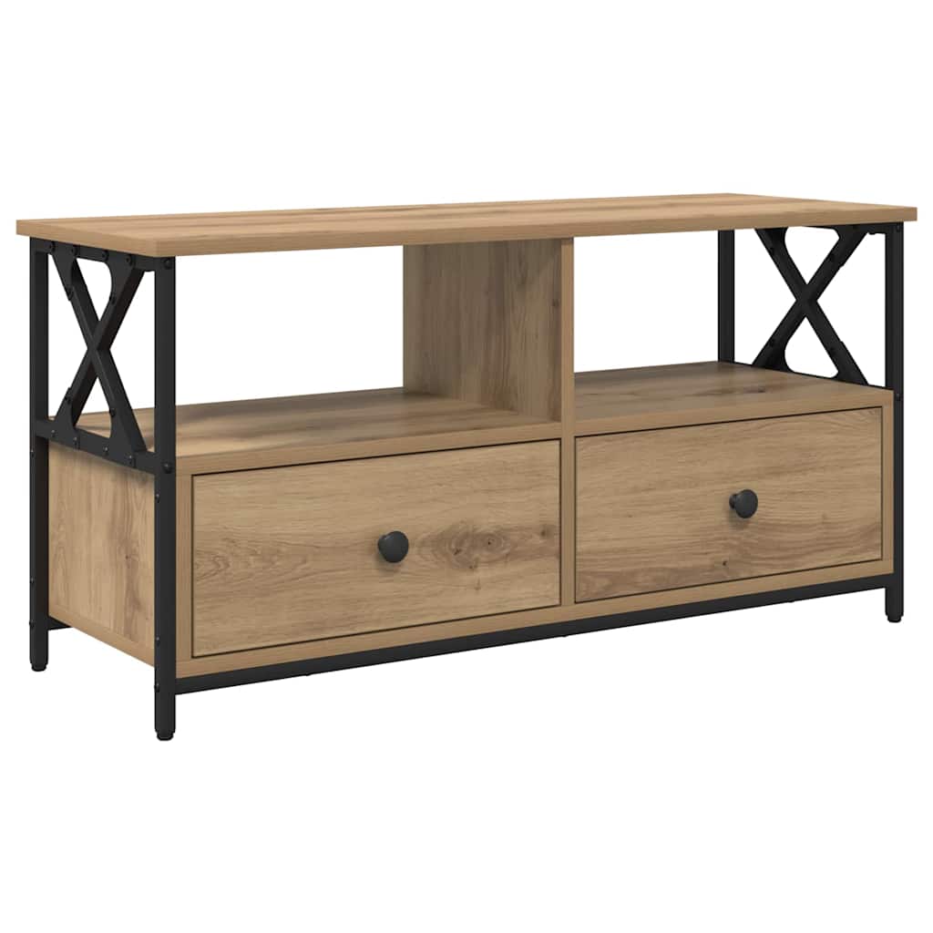 vidaXL Szafka pod telewizor Dąb rzemieślniczy 90 x 33 x 45 cm