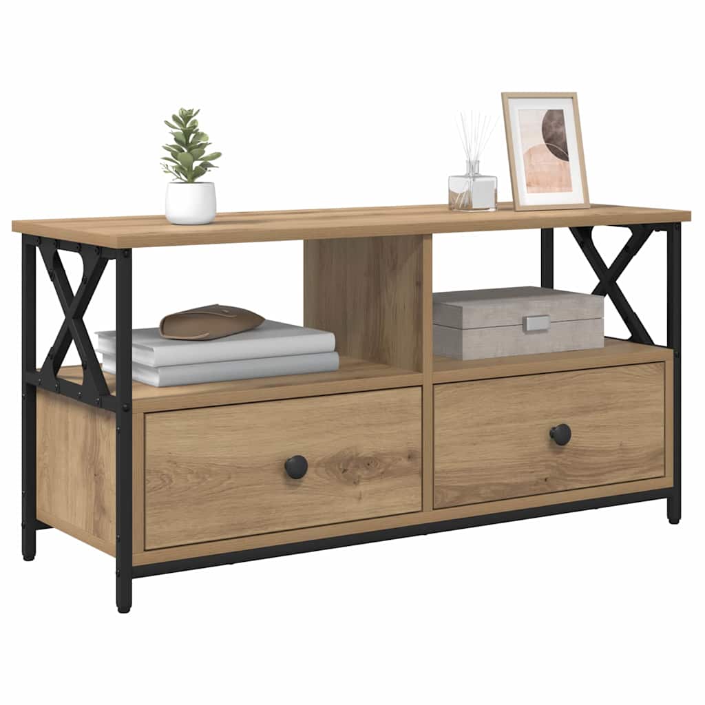 vidaXL Szafka pod telewizor Dąb rzemieślniczy 90 x 33 x 45 cm