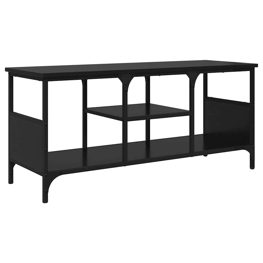 vidaXL Szafka pod telewizor Czarny Dąb 100 x 35 x 45 cm