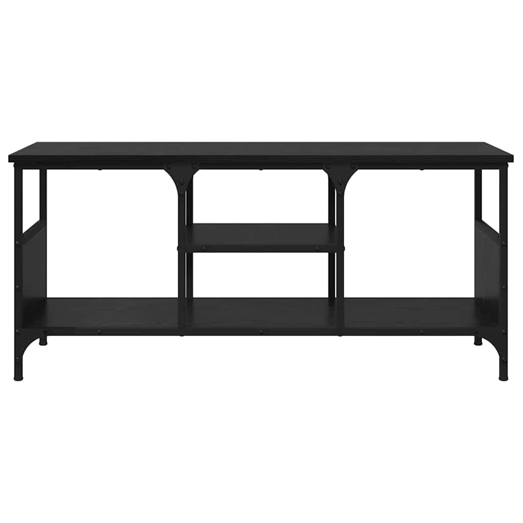 vidaXL Szafka pod telewizor Czarny Dąb 100 x 35 x 45 cm