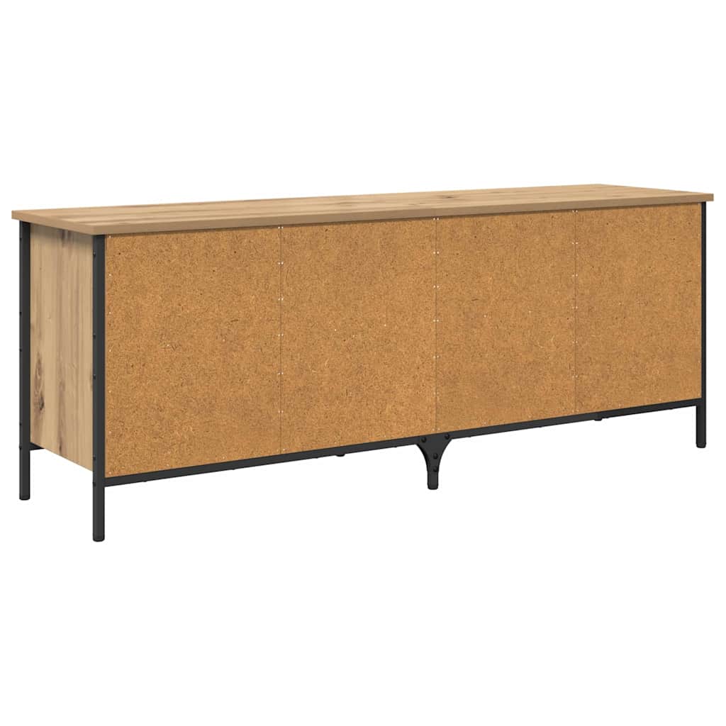 vidaXL Szafka na buty z półką Dąb rzemieślniczy 131 x 35 x 50 cm