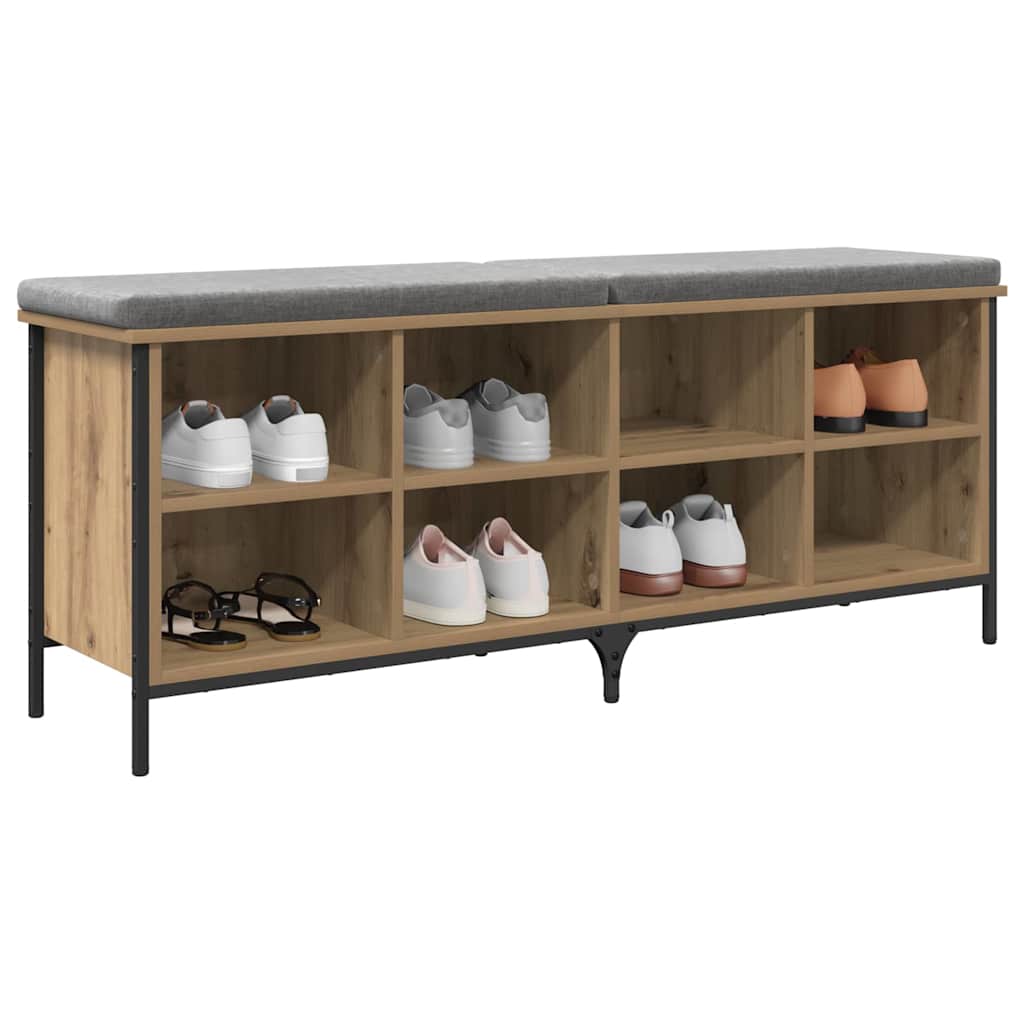 vidaXL Szafka na buty z półką Dąb rzemieślniczy 131 x 35 x 50 cm