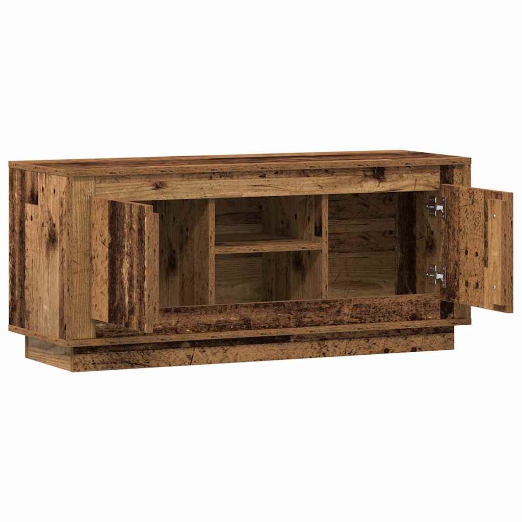 vidaXL Szafka pod telewizor Stare drewno 102 x 35 x 45 cm