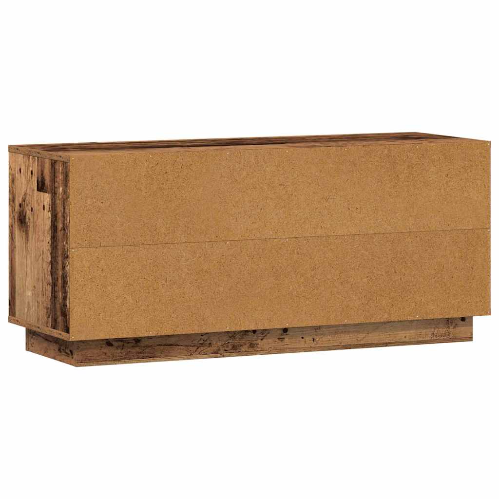 vidaXL Szafka pod telewizor Stare drewno 102 x 35 x 45 cm