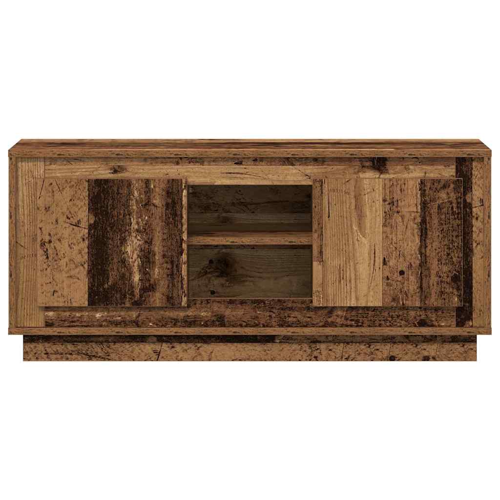 vidaXL Szafka pod telewizor Stare drewno 102 x 35 x 45 cm