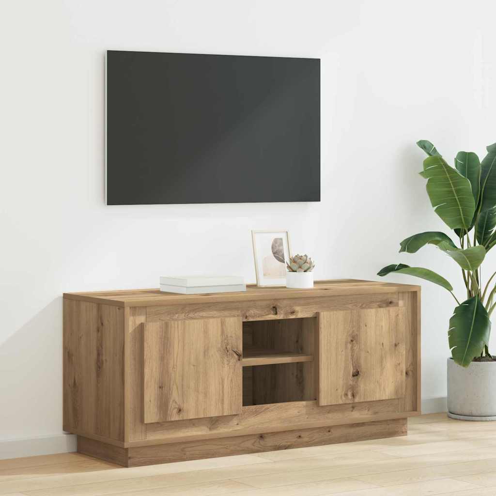 vidaXL Szafka pod telewizor 102 x 35 x 45 cm Dąb rzemieślniczy