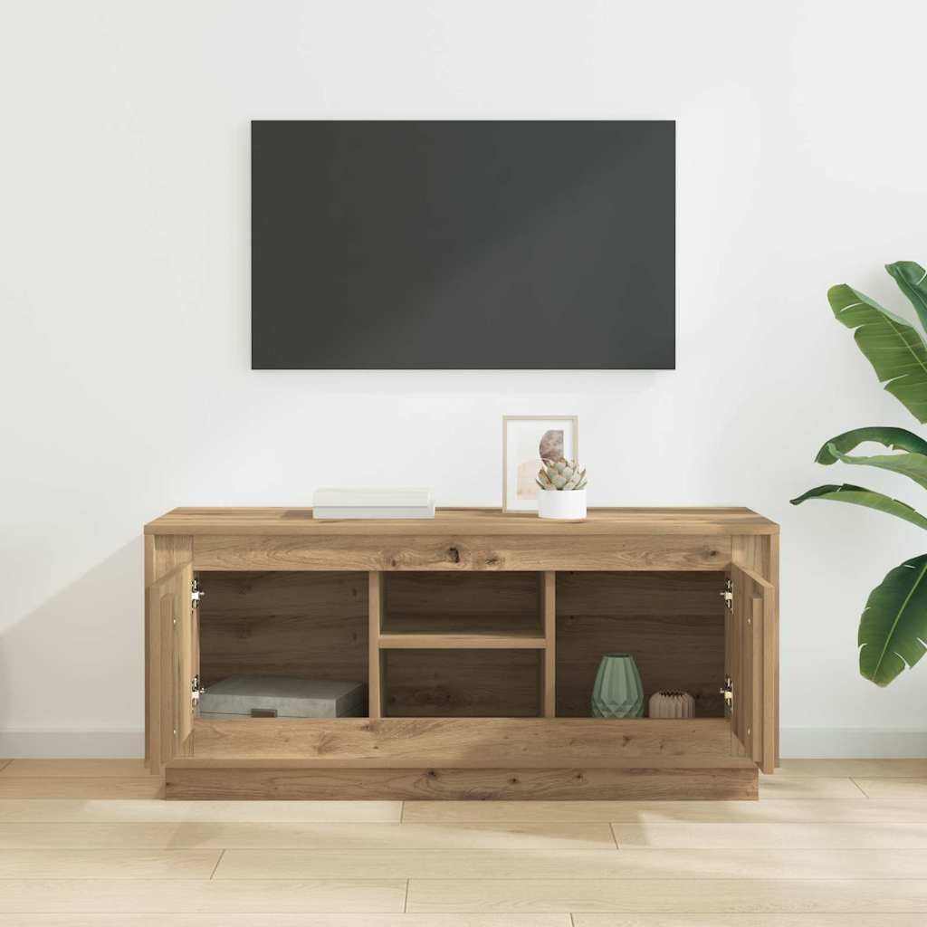 vidaXL Szafka pod telewizor 102 x 35 x 45 cm Dąb rzemieślniczy