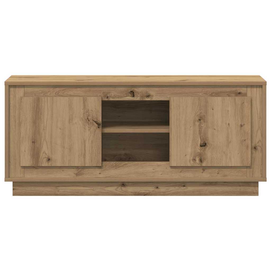 vidaXL Szafka pod telewizor 102 x 35 x 45 cm Dąb rzemieślniczy