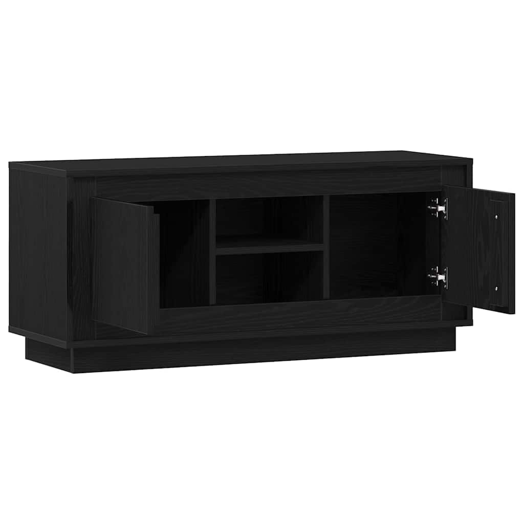 vidaXL Szafka pod telewizor Czarny Dąb 102 x 35 x 45 cm
