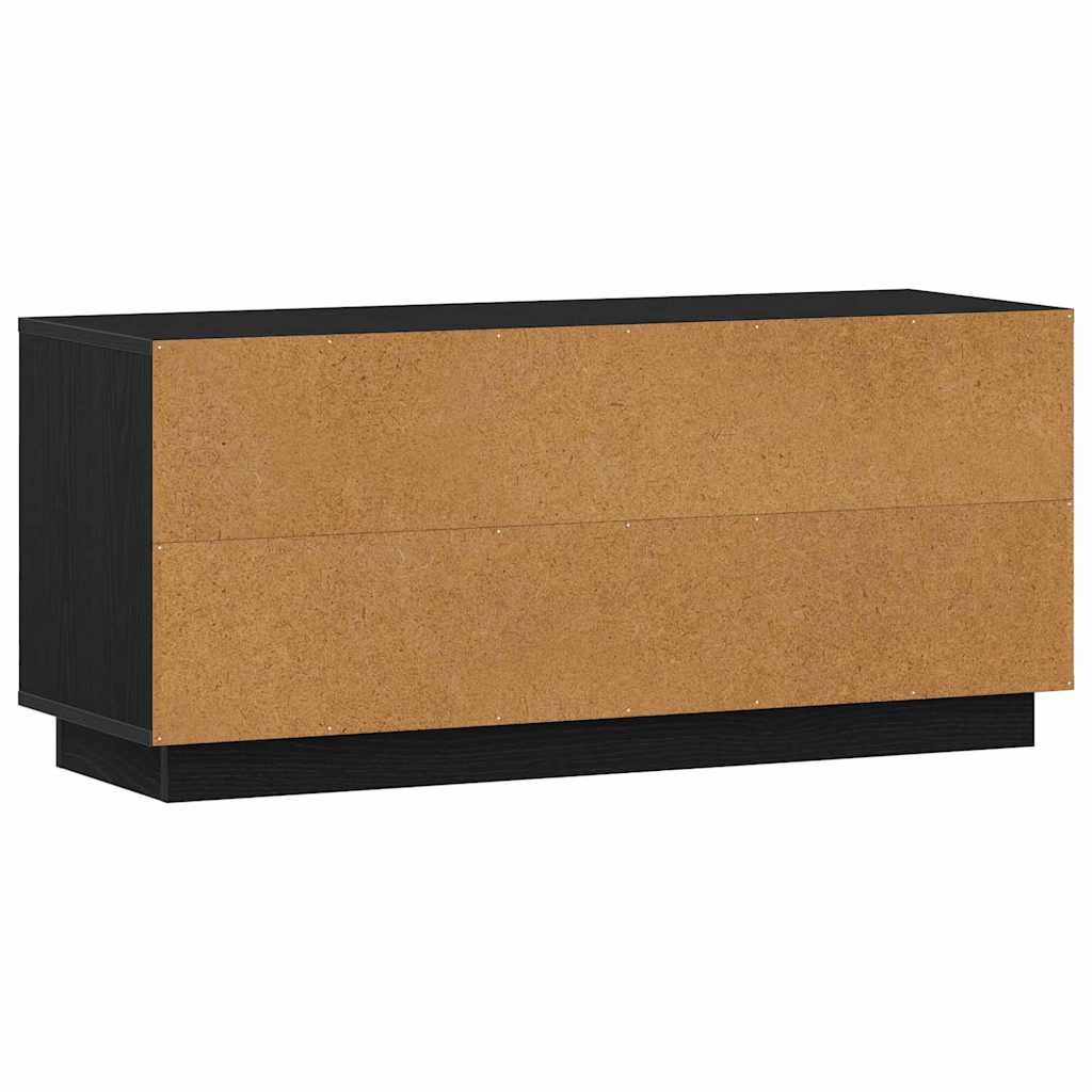 vidaXL Szafka pod telewizor Czarny Dąb 102 x 35 x 45 cm