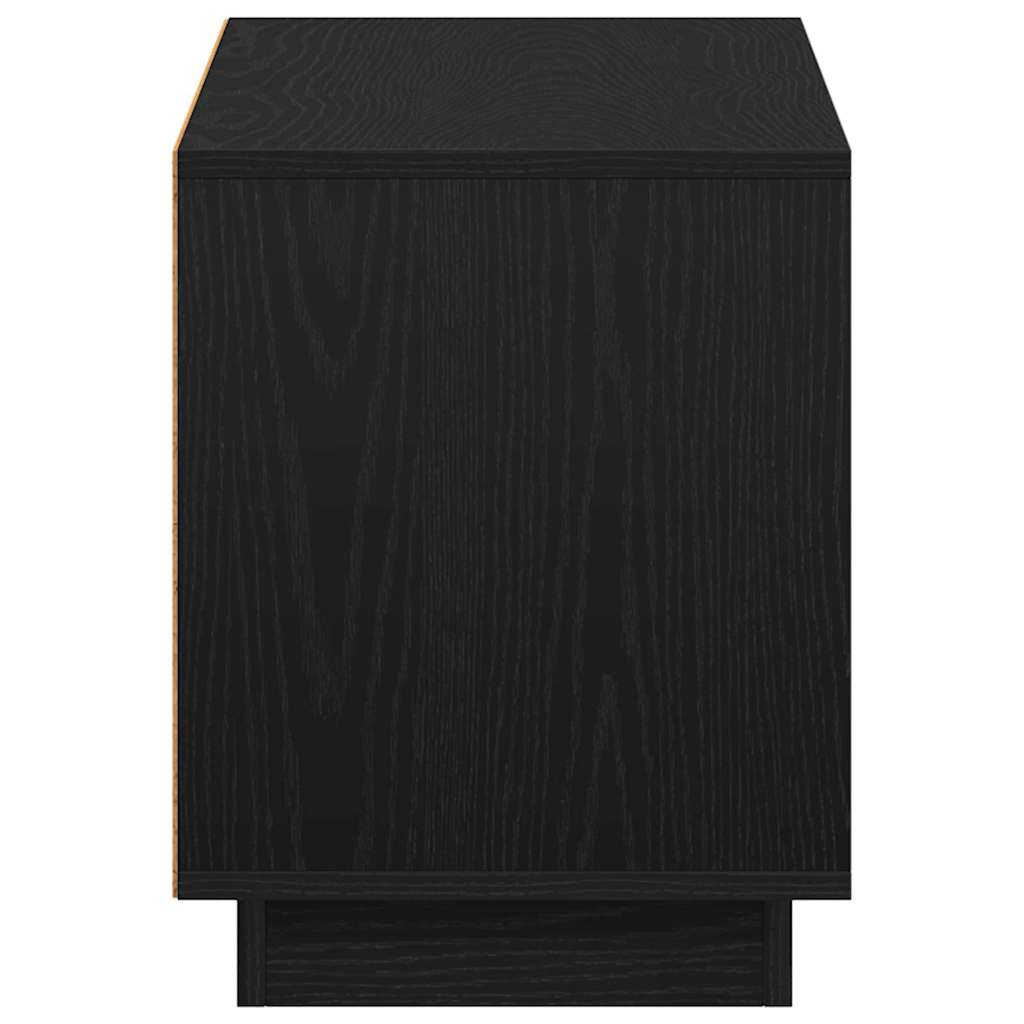 vidaXL Szafka pod telewizor Czarny Dąb 102 x 35 x 45 cm