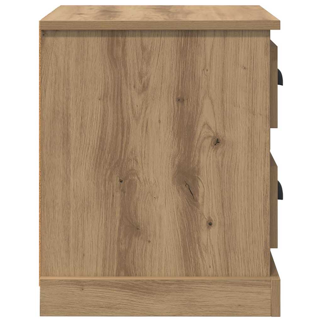 vidaXL Szafka Nocna Dąb rzemieślniczy 39 x 39 x 47.5 cm