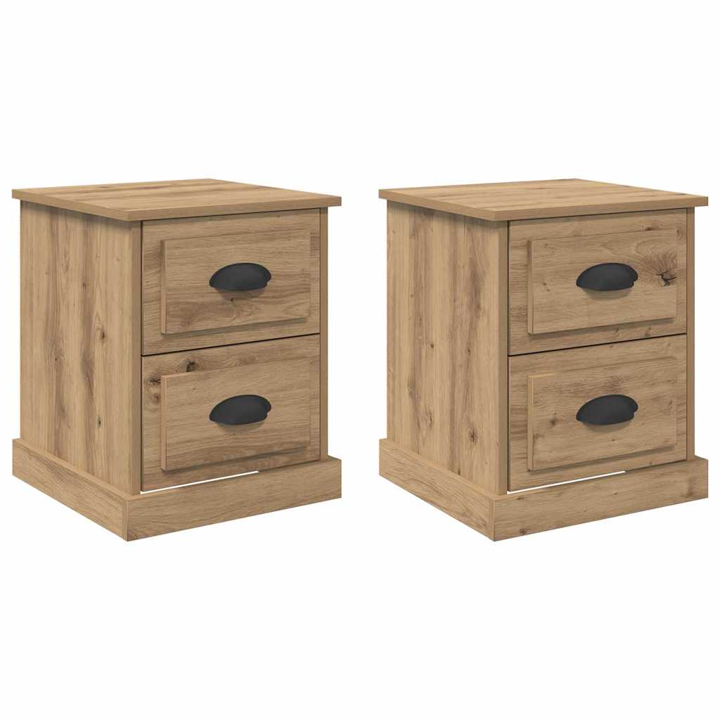 vidaXL Szafka Nocna 2 szt. Dąb rzemieślniczy 39 x 39 x 47.5 cm