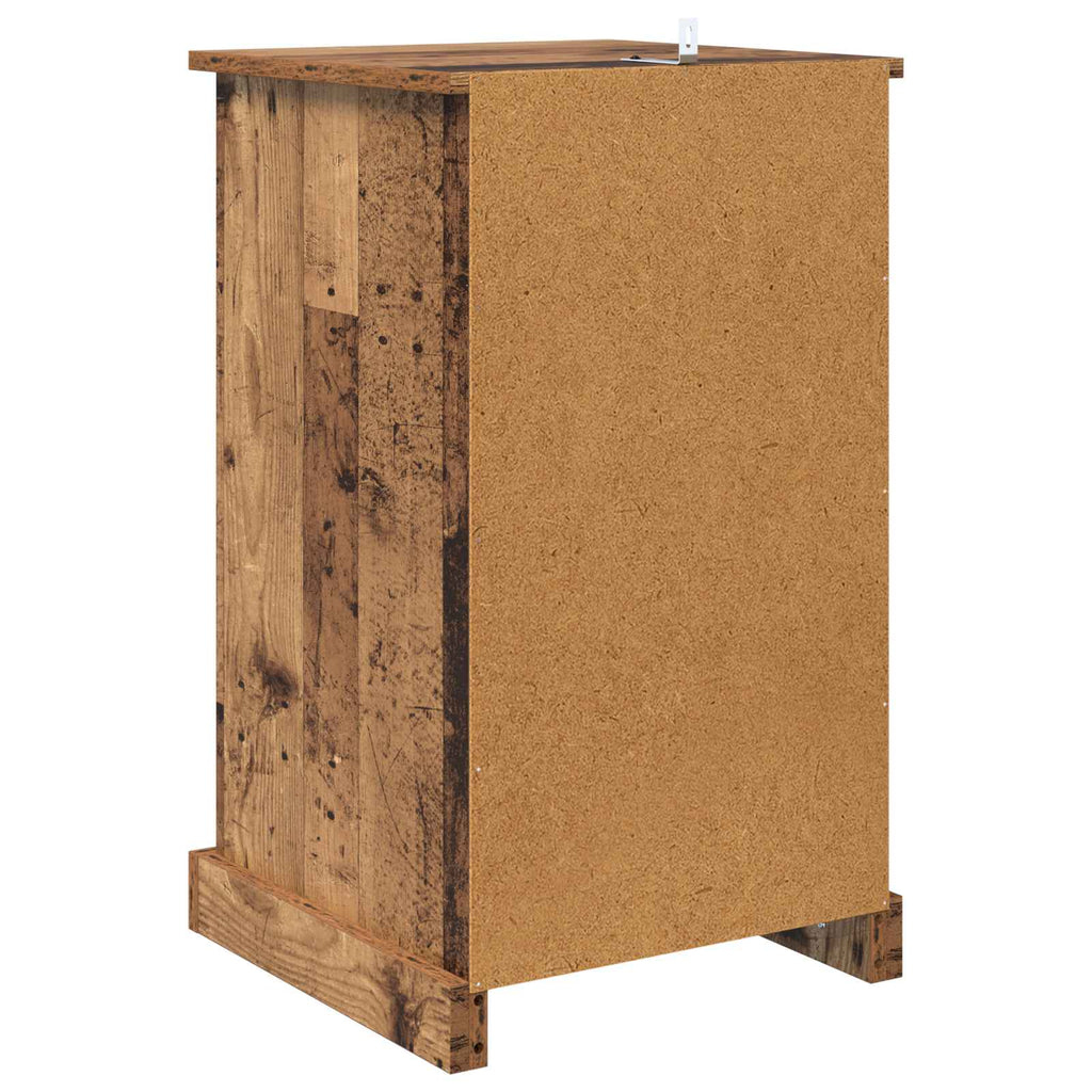 vidaXL Szafka Nocna z szufladą Stare drewno 39 x 39 x 67,5 cm