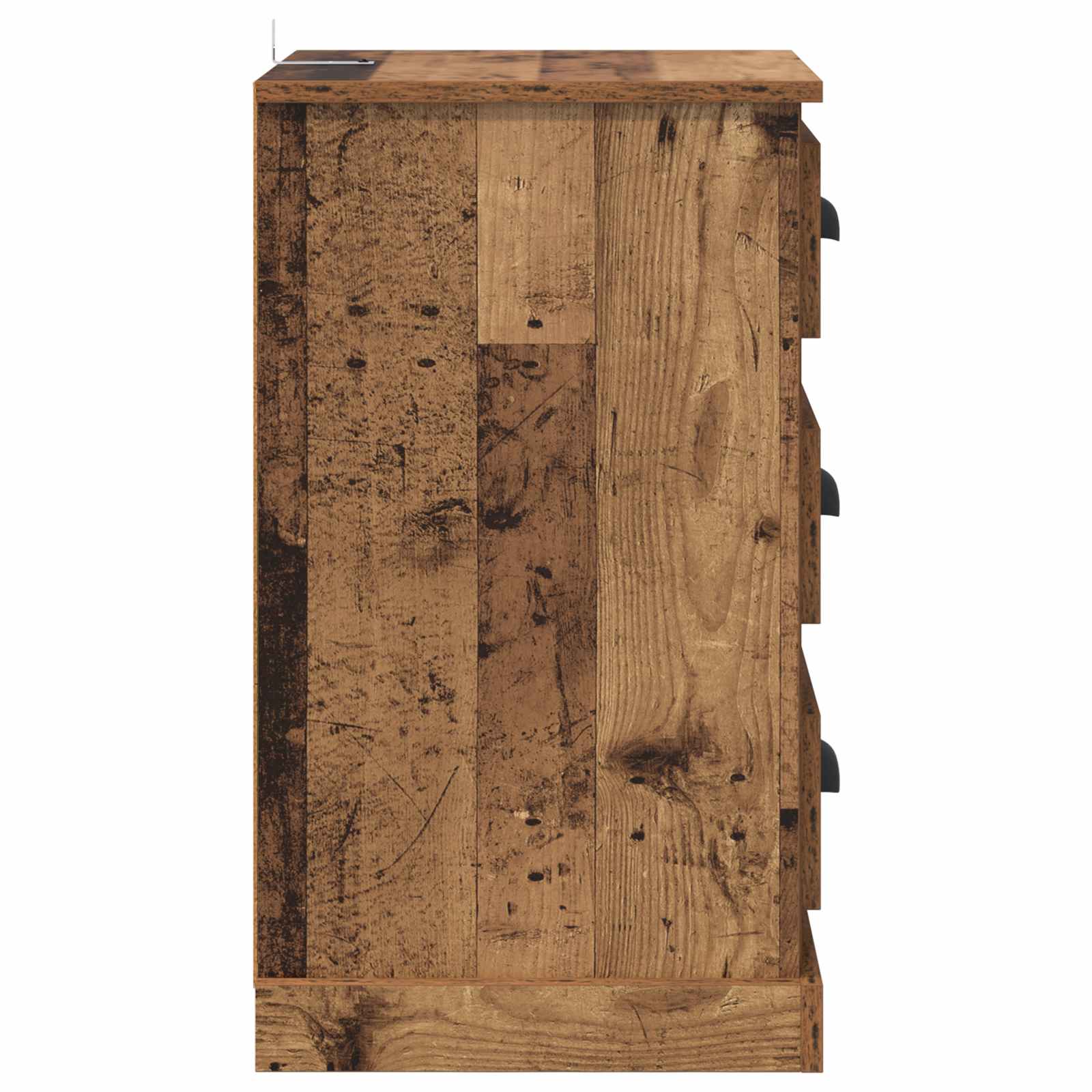 vidaXL Szafka Nocna z szufladą Stare drewno 39 x 39 x 67,5 cm
