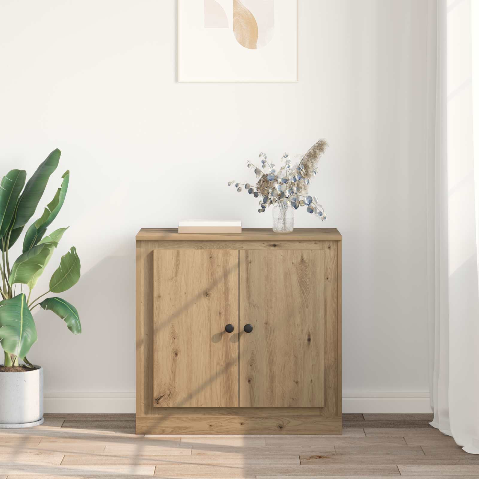 vidaXL Bufet Dąb rzemieślniczy 70 x 35,5 x 67,5 cm
