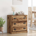vidaXL Bufet Stare drewno 70 x 35,5 x 67,5 cm Materiał drewnopochodny