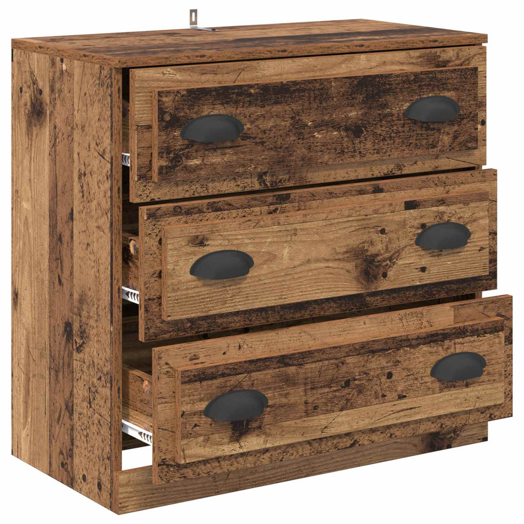 vidaXL Bufet Stare drewno 70 x 35,5 x 67,5 cm Materiał drewnopochodny