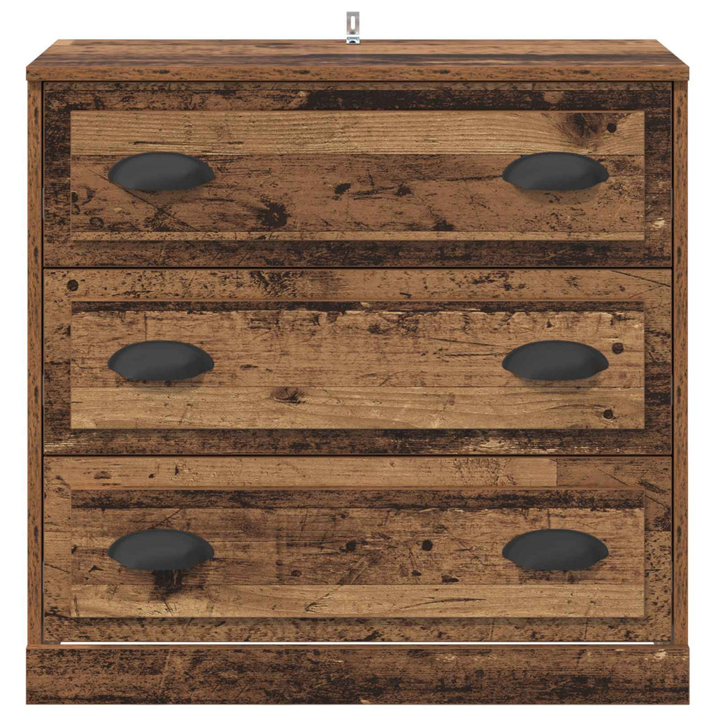 vidaXL Bufet Stare drewno 70 x 35,5 x 67,5 cm Materiał drewnopochodny