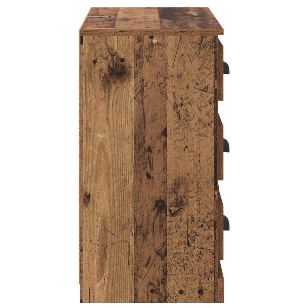 vidaXL Bufet Stare drewno 70 x 35,5 x 67,5 cm Materiał drewnopochodny