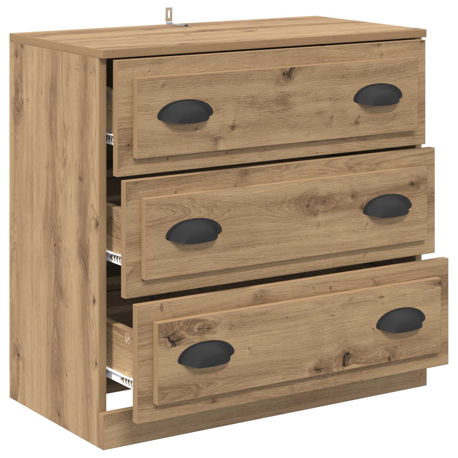 vidaXL Bufet z szufladą Dąb rzemieślniczy 70 x 35,5 x 67,5 cm