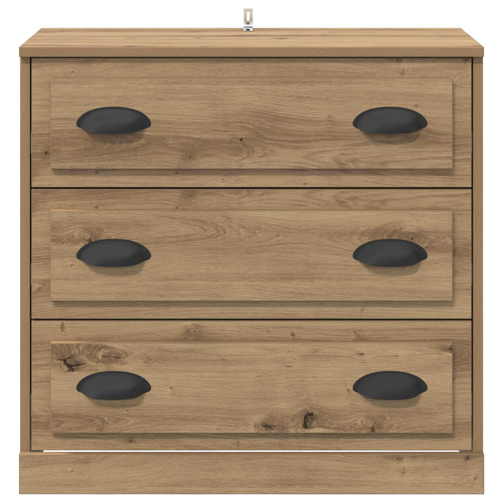 vidaXL Bufet z szufladą Dąb rzemieślniczy 70 x 35,5 x 67,5 cm