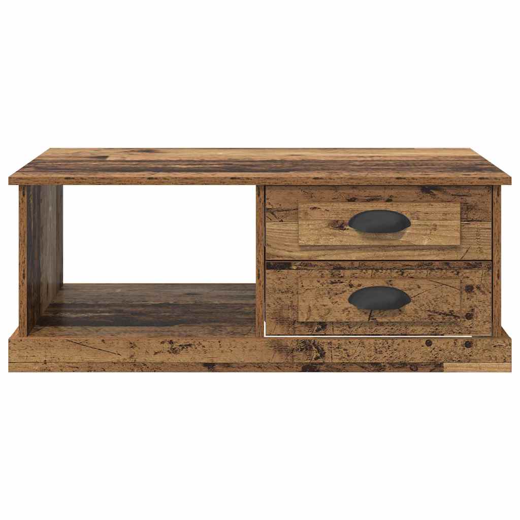 vidaXL Stolik kawowy Stare drewno 90 x 50 x 35 cm Drewno inżynieryjne
