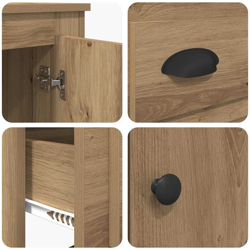 vidaXL Highboard z szufladą Dąb rzemieślniczy 60 x 35,5 x 103,5 cm
