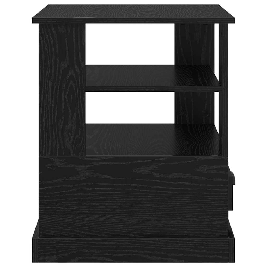 vidaXL Szafka Nocna Czarny Dąb 50 x 50 x 60 cm Materiał drewnopochodny