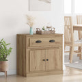 vidaXL Highboard z szufladą Dąb rzemieślniczy 70 x 35,5 x 67,5 cm
