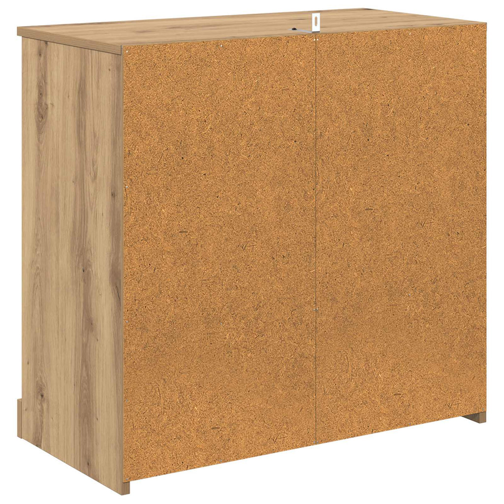 vidaXL Highboard z szufladą Dąb rzemieślniczy 70 x 35,5 x 67,5 cm