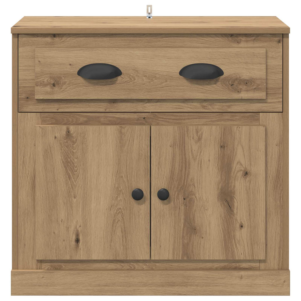 vidaXL Highboard z szufladą Dąb rzemieślniczy 70 x 35,5 x 67,5 cm