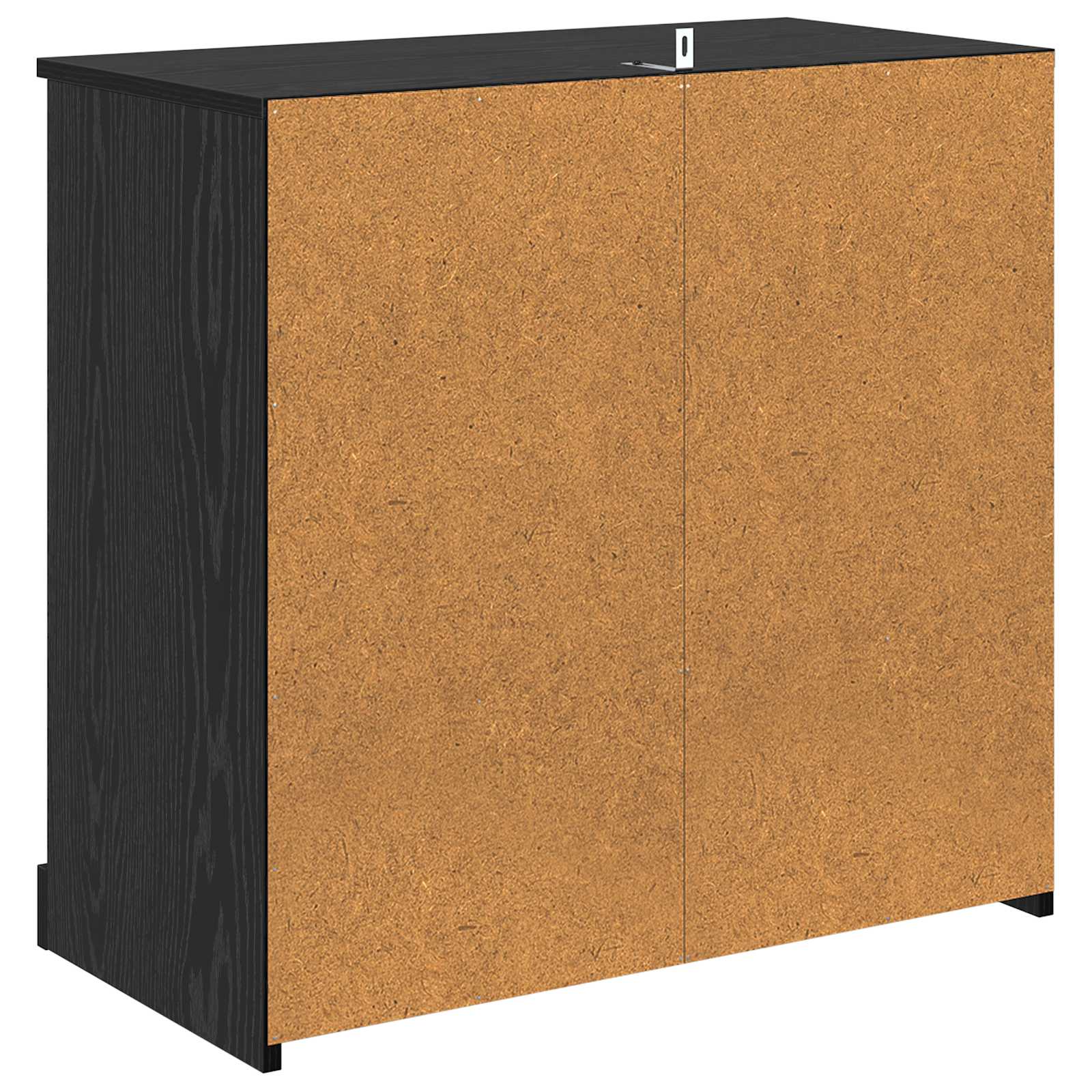 vidaXL Highboard z szufladą Czarny Dąb 70 x 35,5 x 67,5 cm