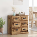 vidaXL Bufet Stare drewno 70 x 35,5 x 67,5 cm Materiał drewnopochodny