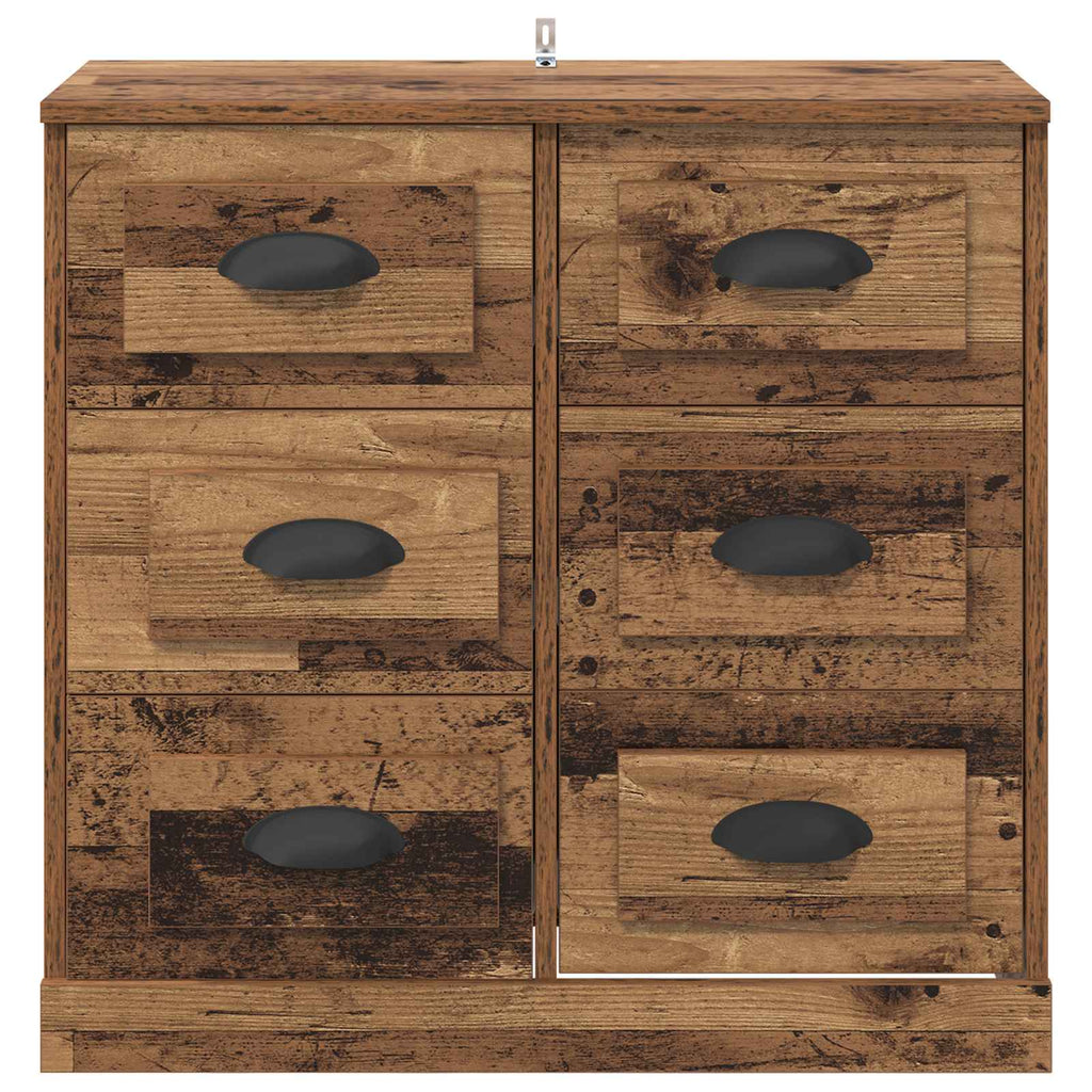 vidaXL Bufet Stare drewno 70 x 35,5 x 67,5 cm Materiał drewnopochodny