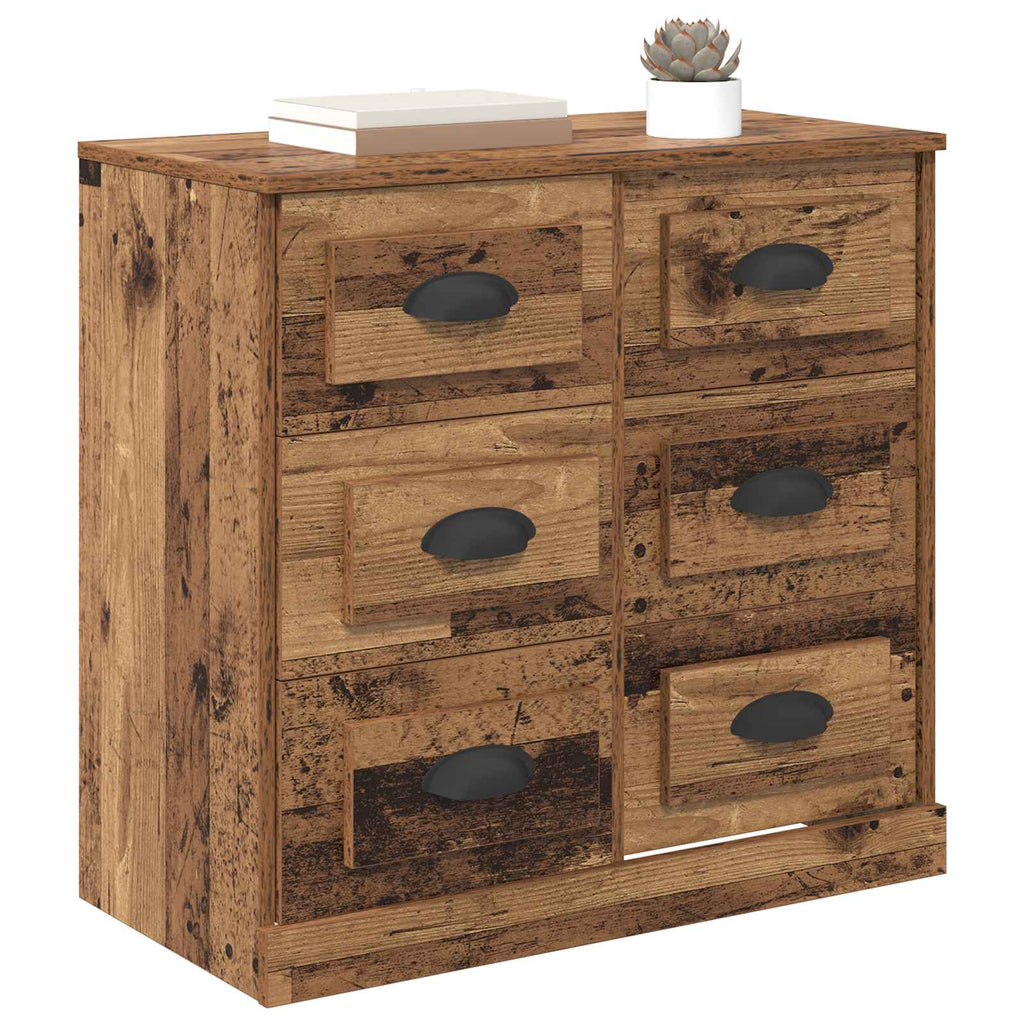 vidaXL Bufet Stare drewno 70 x 35,5 x 67,5 cm Materiał drewnopochodny