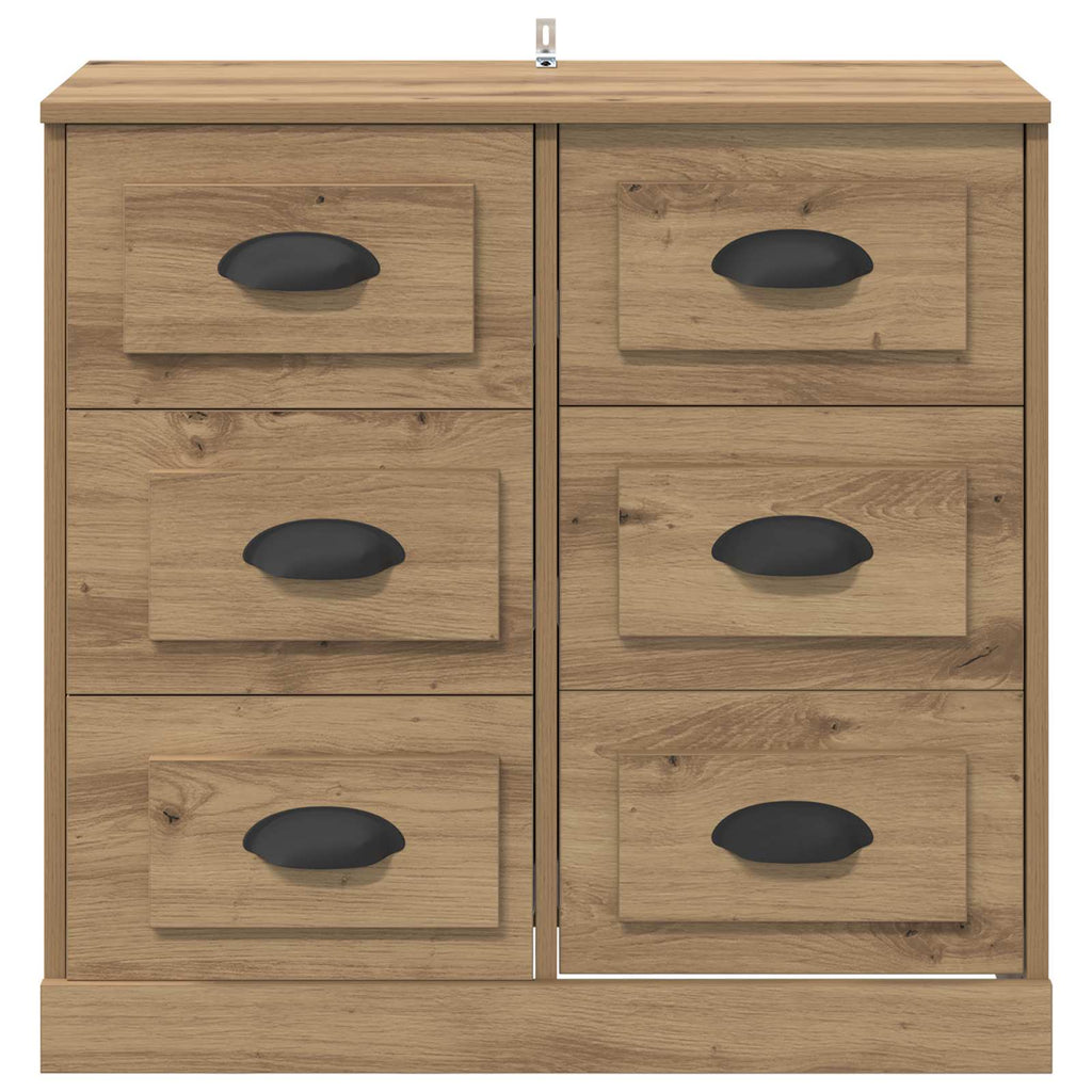 vidaXL Bufet z szufladą Dąb rzemieślniczy 70 x 35,5 x 67,5 cm