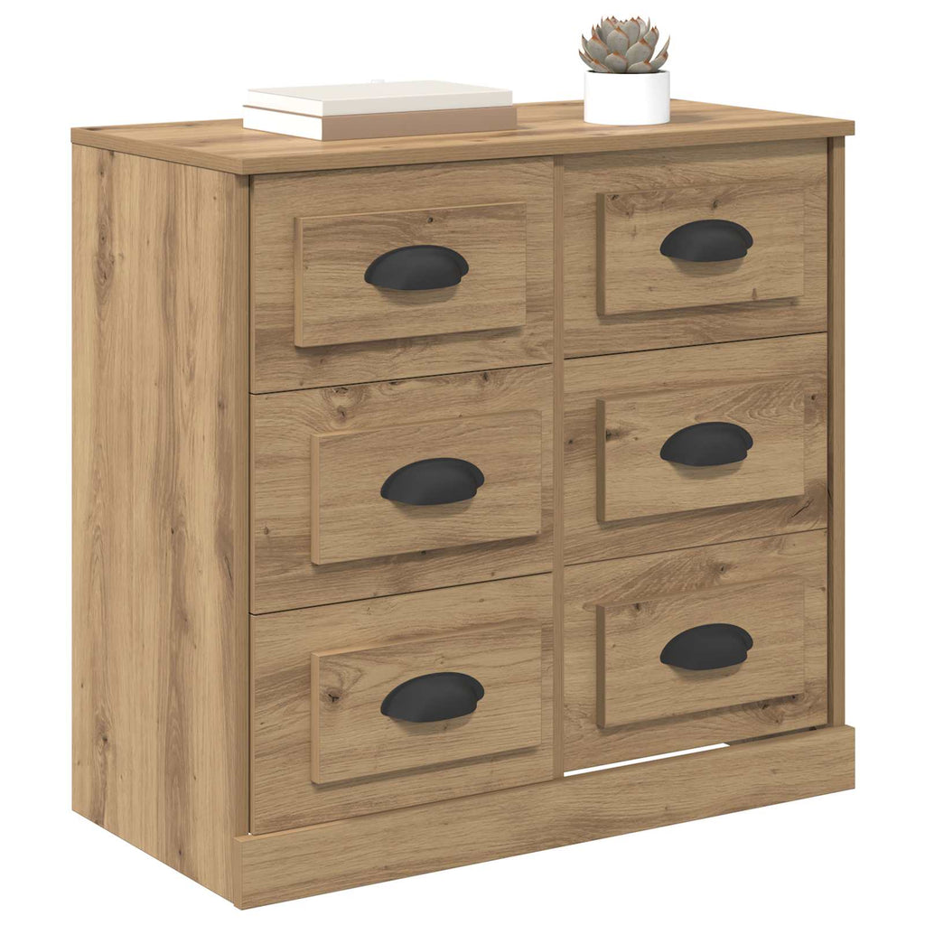 vidaXL Bufet z szufladą Dąb rzemieślniczy 70 x 35,5 x 67,5 cm