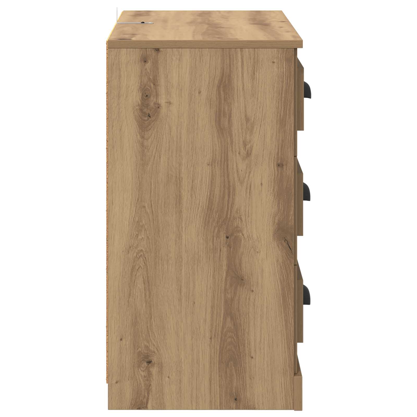 vidaXL Bufet z szufladą Dąb rzemieślniczy 70 x 35,5 x 67,5 cm
