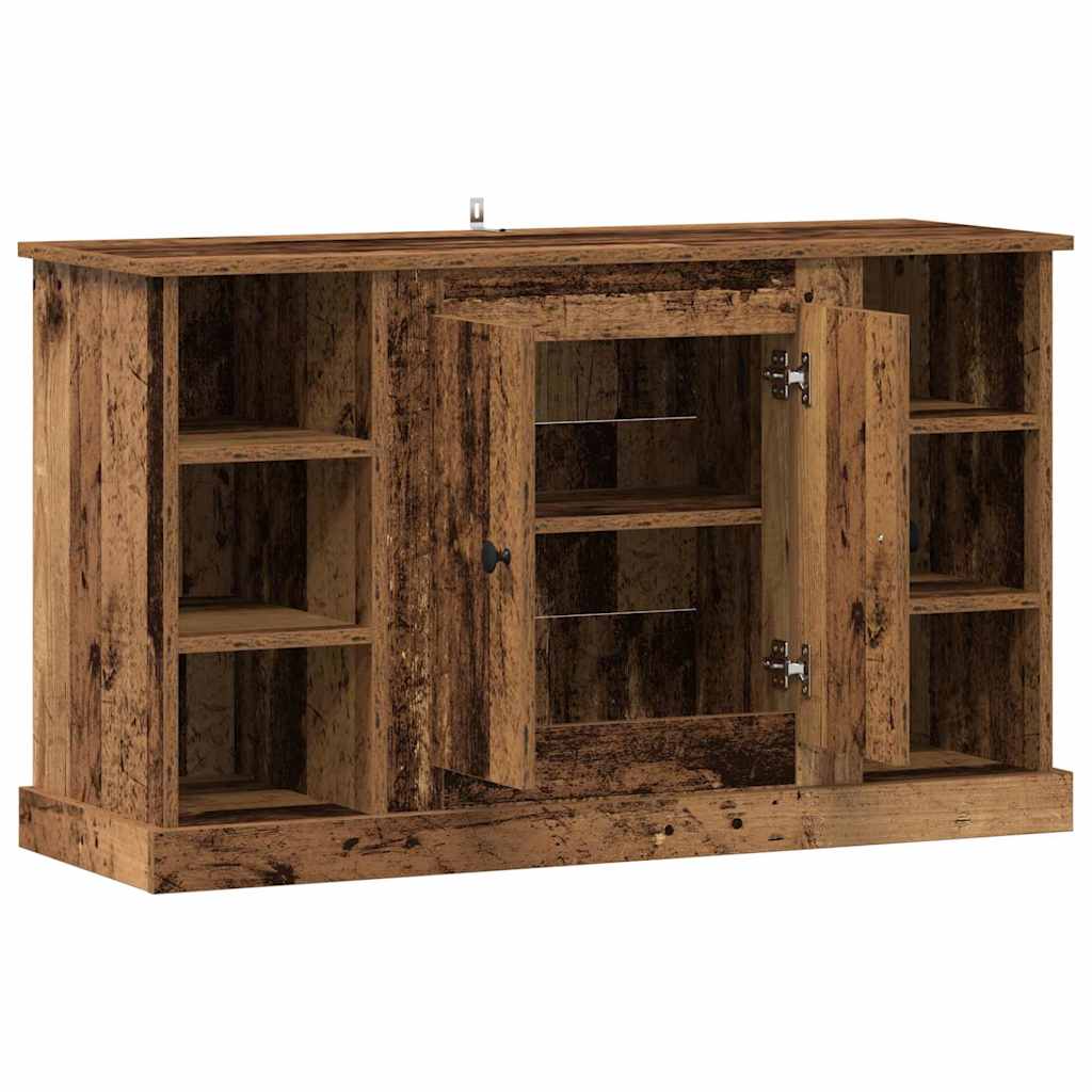 vidaXL Bufet Stare drewno 100 x 35,5 x 60 cm Materiał drewnopochodny