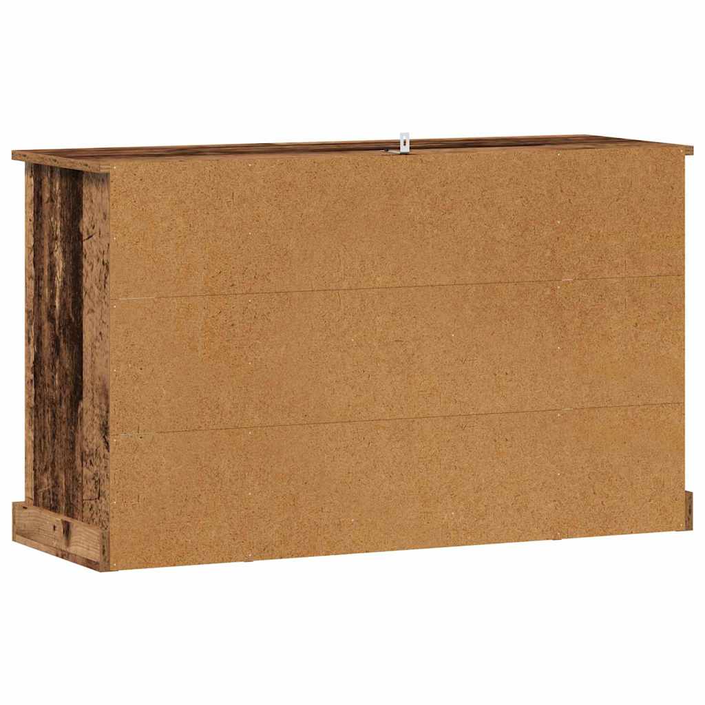 vidaXL Bufet Stare drewno 100 x 35,5 x 60 cm Materiał drewnopochodny