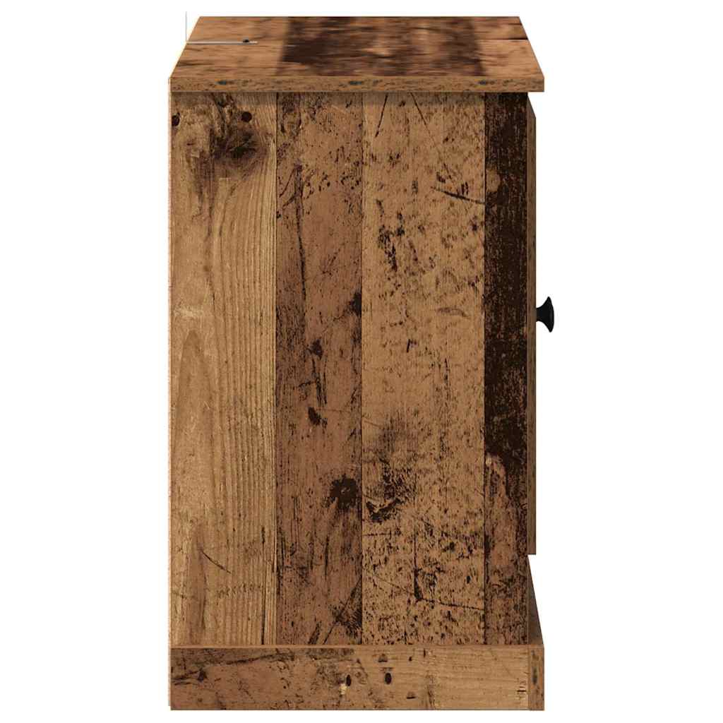 vidaXL Bufet Stare drewno 100 x 35,5 x 60 cm Materiał drewnopochodny