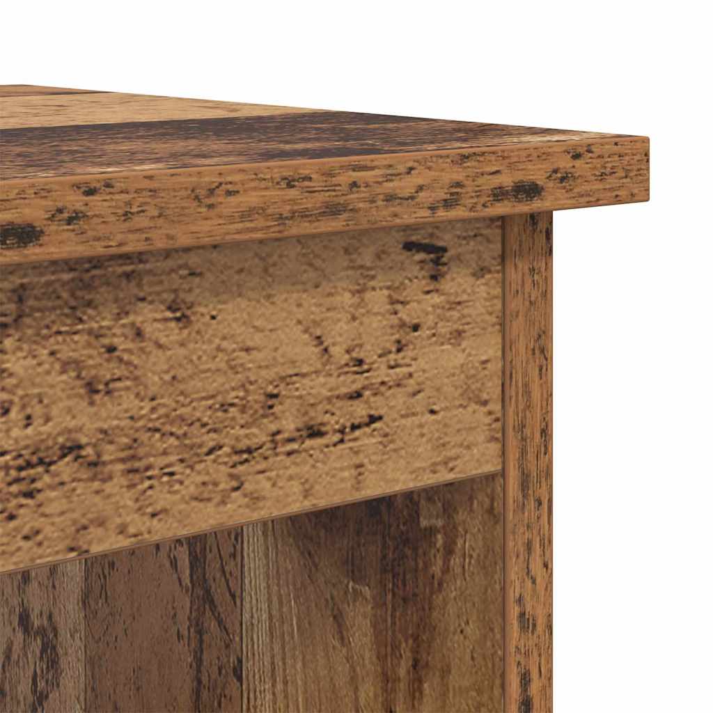 vidaXL Stolik kawowy 3 pcs Stare drewno Materiał drewnopochodny