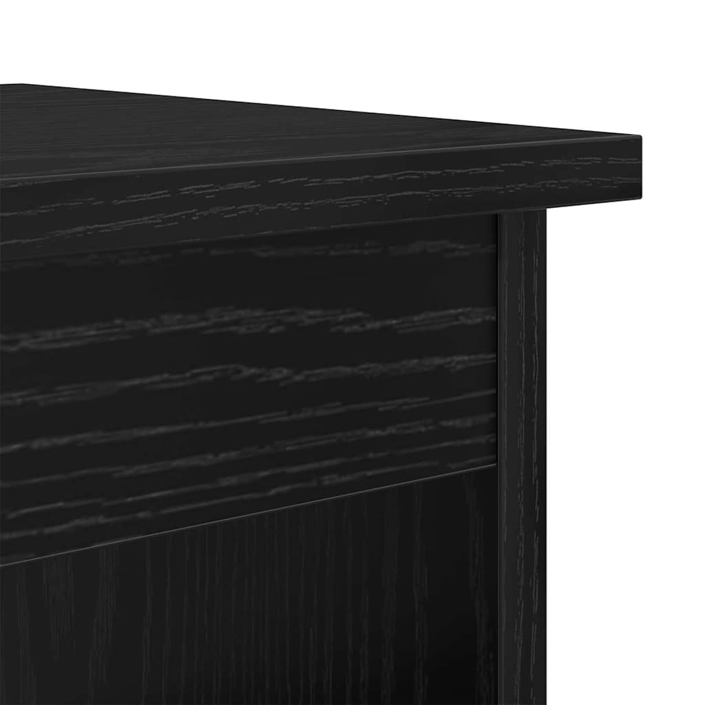 vidaXL Stolik kawowy 3 pcs Czarny Dąb Materiał drewnopochodny